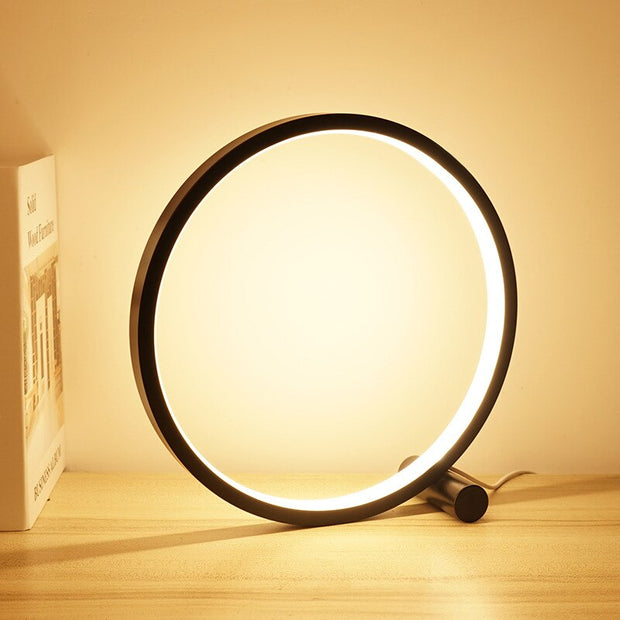 Unique Circular Bedside Lamp