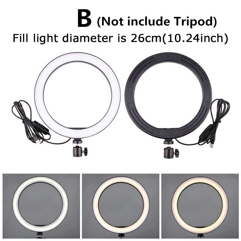 Dimmable LED Ring Light