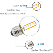 220V Dimmable LED Bulb