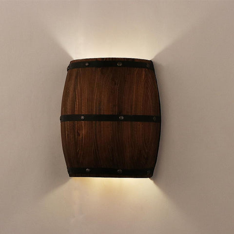 Retro Wine Barrel Design Lamp