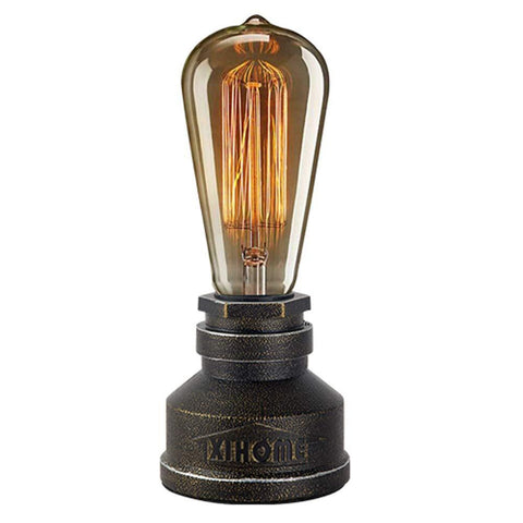 Rustic Bulb Table Lamp