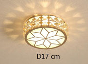 Crystal Flower Design Ceiling Light